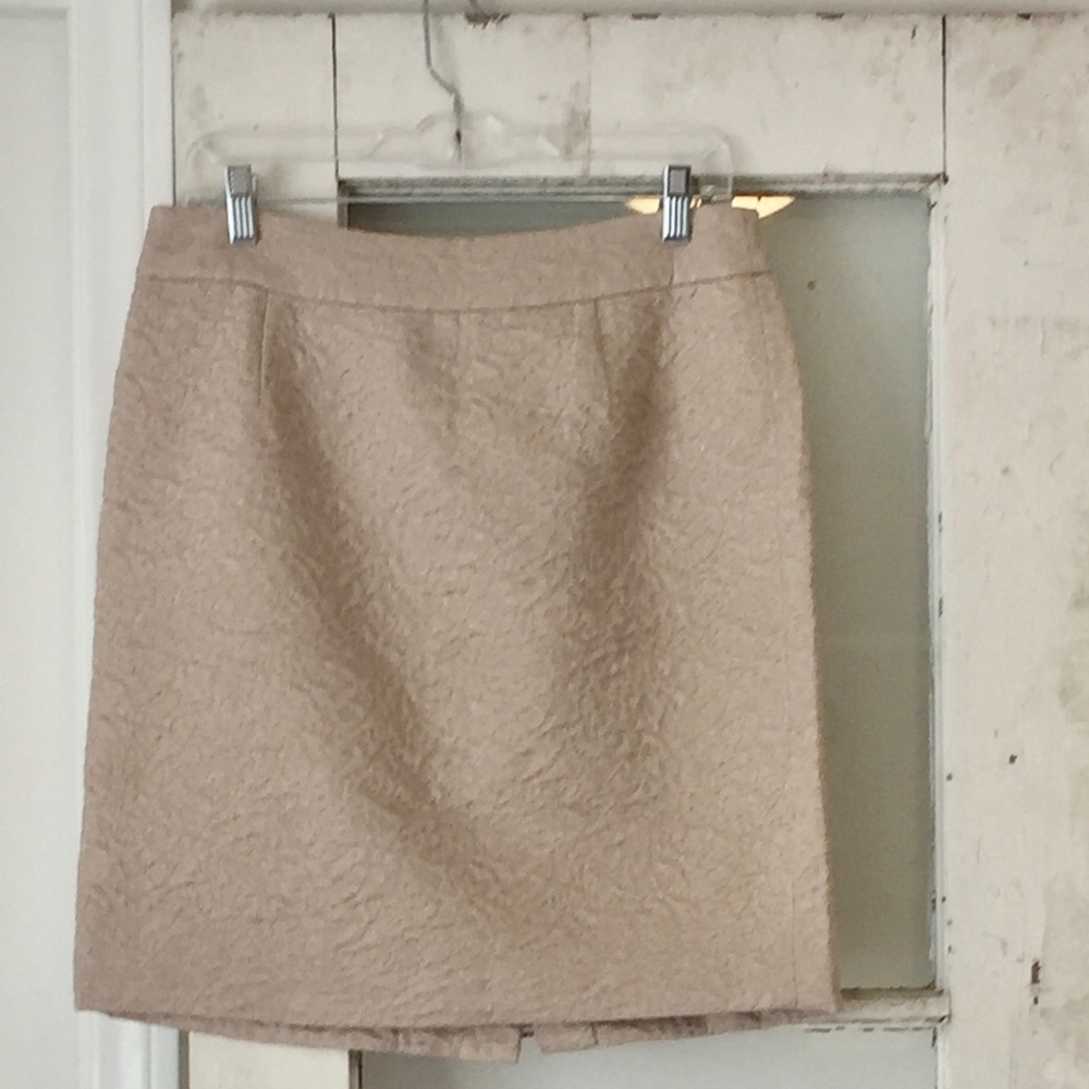 Cream Banana Republic A-line Skirt